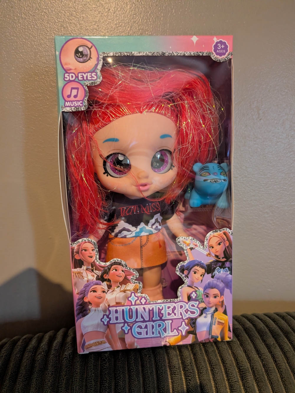 New K-pop Demon Hunters Mira 5D Eye Singing Doll